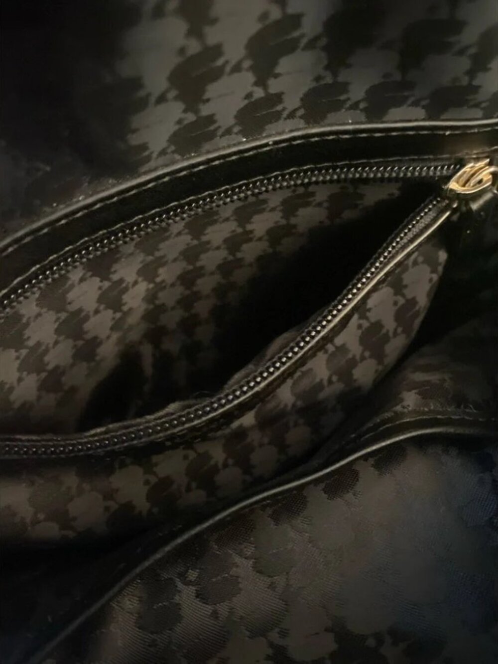 NWOT - Karl Lagerfeld Black Backpack with Leather Bow - Picture 11 of 12